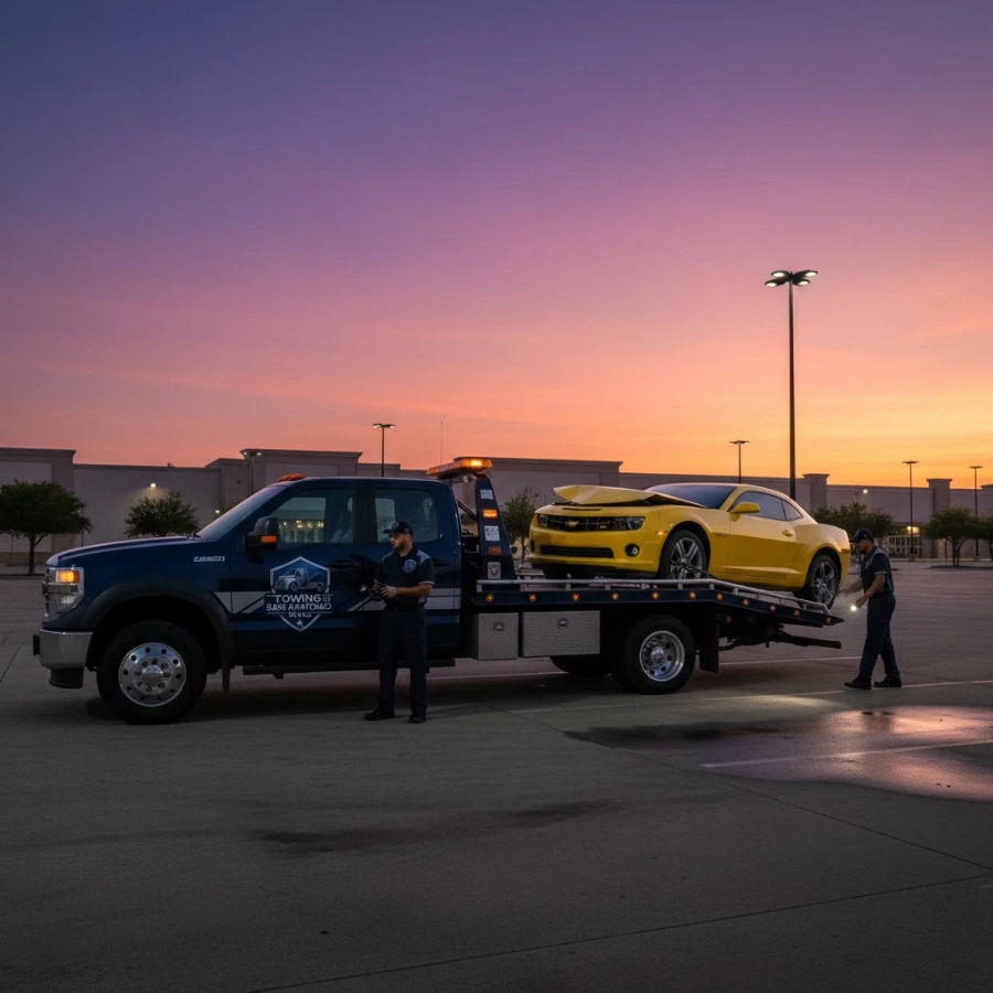 San Antonio Towing Pros tow truck fleet
